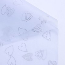 종이꽃 10 시트 티슈 페이퍼 포장 크리 에이 티브 사랑 DIY 공예 꽃 선물 상자 웨딩 파티 홈 인테리어 용품 50cm * 70cm129366, silve-new-love-white