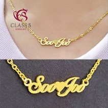 클래스에스 순금24K 이니셜 하트 반짝 목걸이 11.25g