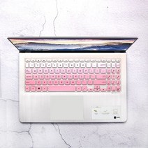 키보드 스킨 루프 포인트 키캡 커버 키스킨 노트북 보호 for asus 15 ma 9, 페이드핑크