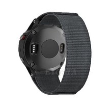QuickFit 26 22mm 스마트 밴드 Garmin Fenix 6 6X Pro 5 5X Plus 7 7X Easyfit 니트 나일론 밴드 하강 Mk2i Smartwatch 스, GRAY_26mm Descent Mk1 MK2