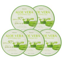 앨리아샤 알로에 베라 순도97% 수딩젤, 5개, 300ml