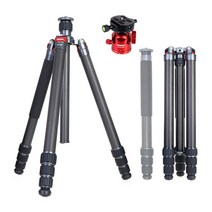 호루스벤누 FX-K32 카본삼각대 + FX-41KR 볼헤드 세트, FX-K32 + FX-41KR (레드)