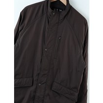 (L)닥스 집업 바람막이 점퍼자켓 롱 무지 카키8964