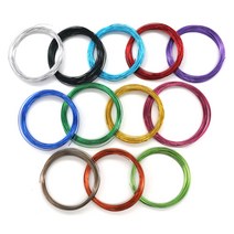 [홈앤스쿨] 아트와이어 칼라공예철사 와이어공예 1.6mm(5m), 11.연두