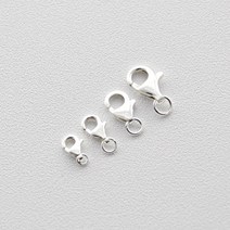 [DB3-047] 실버 부자재 랍스터고리 은 게고리 목걸이만들기 DIY 재료 silver 925, 9mm