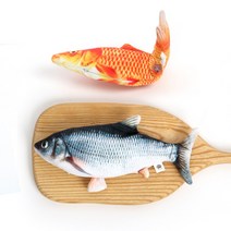 베리앤펫 파닥피쉬 물고기 춤추는 펫토이 캣닢 고양이 생선 움직이는 장난감, 파닥 청어 캔버스, 1개