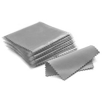 마술도구 5010 pcs 8x8cm 실버 연마 천 보석 청소 안티 변색 재사용 가능한, 8x8cm 그레이 50개