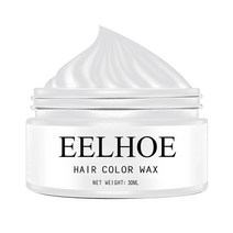 천연 식물 임시 헤어 왁스 회색 염색 크림 패션 라이트 그레이 컬러 남성 여성 샴푸 30ml 100ml, [02] 30ml Wax, 30ml Wax