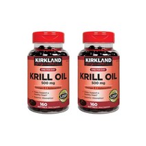 커클랜드 크릴오일 500mg 160정 x2통