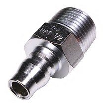 Nitto Kohki Hi Cupla 40PM-NPT Quick Connect Pneumatic Coupler Plug 1/2” Size Male NPT Thread 218, 1