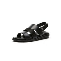 엘칸토 인텐스 남성 소가죽 쓰리 스트랩 콤비 샌들 4cm LCMW55I126