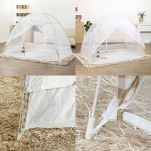 3인용 원터치텐트모기장 180CM 침대방충망 원터치모기장쉘터 캠핑용모기장