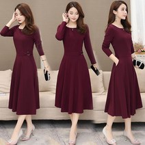 SAMARA 마담 여성 봄 가을 원피스 GT2821