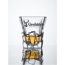 북유럽풍 크리스탈 소재 GLENFIDDICH 글렌피딕 빈티지 위스키 글라스 ft. 수정, 1개