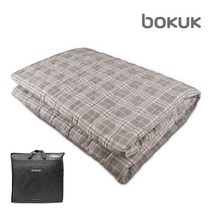 보국전자 전기요 커피브라운 에어셀 워셔블 BKB-1606D(더블) 135x180 가정용 캠핑용