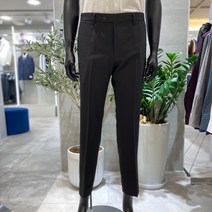 지이크F SH04 22SS 슬렌더핏 밴딩 블랙 팬츠 FEF4313