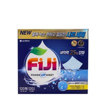 lg생활건강 시트세제 세탁세제 드럼용 일반용 종이 세제, 1개, 120매입