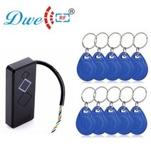 nfc도어락 상가도어락 RF id 미니 smartkey wiegand 벽 rfid 125khz 리더 도어 카드 액세스 제어 근접 키 1, reader with 10 tags