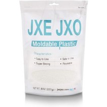 JXE JXO 피팅 비즈 손으로 꼬인 플라스틱 오유마루 열가소성 수지 점토 뜨거운 물에 담가 여러 번 사용할, 624g