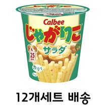 자가리코 사라다맛 12개 한박스 쟈가리코 사라다맛 가루비 카루비