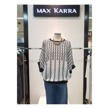 [막스카라] W몰 프리팅 블라우스 M02QWB385ME