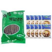 벅스웨이 준훈 메밀냉면 2kg+대운 사골맛육수10개, 1set