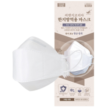 씨앤지코리아 한지 마스크 KF94 국내생산 4겹 10매 (대형)(화이트), 500매