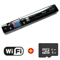 북스캐너 비파괴 셀프 북스캔 문자인식 고해상도휴대용 A4 스캐너 Iscan WiFi 1050 인치 당 점 JPG/PDF 사, 11 Wifi 4G SD Card