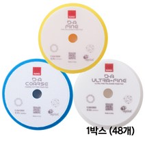 NEW 6인치 루페스 폼패드 듀얼액션용 48개 자동차광택기, 화이트(마무리)