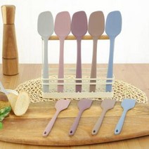 아트박스/아도라하우스 파스텔 실리콘 다용도주걱 대, 밀크코코아