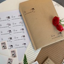 룩아트 곰신 주소 스티커 주문제작 훈련소 편지 준비물, 흰종이, 육군남자, 육군여자