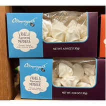 Ooomeringues Vanilla Flavored Meringue 바닐라맛 머랭 클래식 4.59oz(130g) 2팩