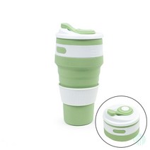 휴대용 실리콘 텀블러 500ML 색상랜덤 접는텀블러 실리콘접이식컵 접이식실리콘컵 접이식텀블러
