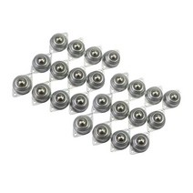 컨베이어롤러 콘베어 롤러 조각 볼 전송 범용 회전 볼 컨베이어 휠 캐스터 인치 볼, 은