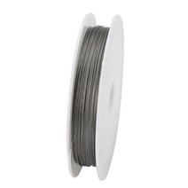 내성발톱와이어 내성발톱교정기 1 롤/로트 0.3/0.45/0.5/0.6mm 저항하는 강한 라인 스테인레스 스틸 와이어 타이거 테일 비딩 보석 만들기 찾기, [01] steel color, [06] 0.7mm x15meters