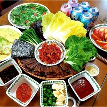감동수산 포항 과메기 구룡포 죽도시장 해풍건조 손질 반손질 꽁치 진공포장 야채세트, 3. 야채세트 5미(마리) 10쪽