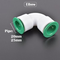 호스어댑터 정원 관개 집 장식 물 파이프 피팅 16/20/25/32MM PE PVC PPR 수돗물 밸브 빠른 커넥터, [01] 20mm, [03] C, 03 C_01 20mm