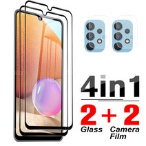 삼성 호환 갤럭시 A32 5G 화면 보호기에 대한 4in 카메라 필름, 01 2Glass 2렌즈 Film, 01 A32 4G