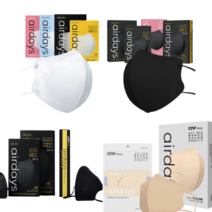 에어데이즈 20매 국산 비말 세부리형 황사 방역용 마스크 KF94 얼큰이 새부리형, 프리스타일 대형plus 20매, 옥스포드블루