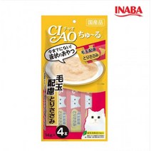 이나바 고양이 챠오츄르 간식, 닭가슴살+헤어볼, 5팩