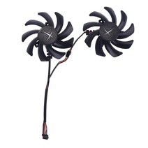 2PCS 85mm 480/470 그래픽 4PIN 0.35A VGA 쿨러 팬 XFX R9 390 / 390x 8G RX480 RX470 비디오 카드 냉각 팬