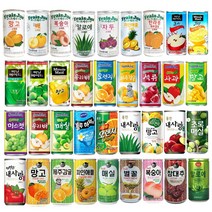 과즙음료 과일주스 캔음료수 작은캔 미니캔 업소용 도매용 프레주 웅진 썬키스트 참맑은 175ml 180ml 30캔 중 택1, 32) 대일 참맑은 파인애플 175ml 30캔