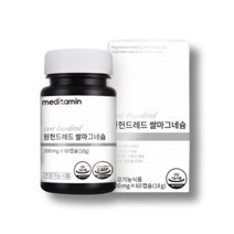 메디타민 원헌드레드 쌀 마그네슘 18g, 60정, 1개