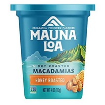 Mauna Loa 마우나로아 하와이안 구운 마카다미아 견과류 너츠, 4온스 + Maui Onion n Garlic + 통개