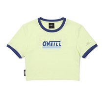 [오닐] 여성 돌로레스 크롭 반팔 티셔츠 OWTRL6101-204