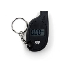 LCD 디지털 타이어 공기 압력 게이지 0-10BAR 전자 키 체인 수리 감지기 테스터 오토바이, 01 Black