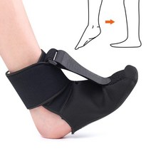 족하수 1pc 조절 가능한 족저 야간 부목 발 드롭 보조기 안정기 중괄호 지원 야간 부목 통증 완화 발목 지원, m