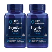 라이프 익스텐션 스트론튬 750mg 90캡슐 2통 약 2개월분, 상품선택