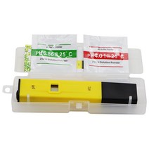 수질측정기 디지털 포켓 펜 물 PH 미터 테스터 측정 범위 0.0-14.0pH 마시는 수영장과 수족관에 대 한 수질, 02 with box