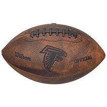 Gulf Coast Sales NFL 덴버 브롱코스 윌슨 22.9cm9인치 스로우백 풋볼 브라운, Atlanta Falcons